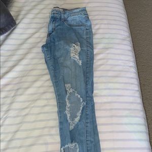 Fashion nova ripped jeans